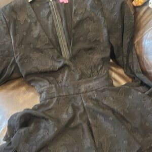 Francesca's Collections Black Mini Dress